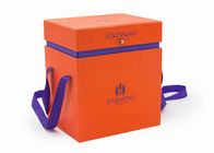 Colorful Square Cardboard Gift Boxes With Lid Customized Logo Printing